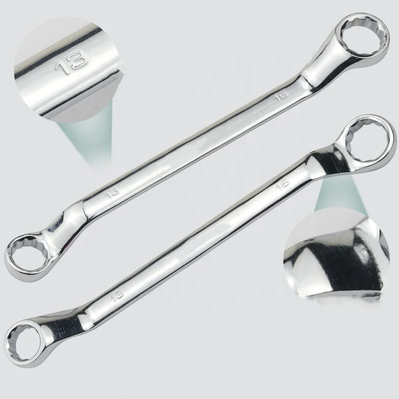 High quality Mirror double-headed torx wrench Dual purpose mirror wrench double open end wrench tool