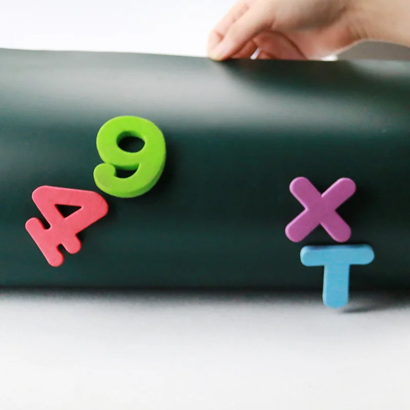 Wall Flexible Iron Back Magnetic Drawing Learning Message Gray Chalk Board Wet Erase Wallpaper For Home Office School