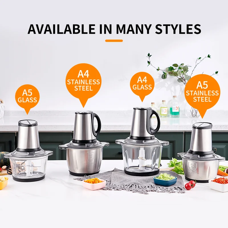 top quality food processor bowl cutter multi function electric bowl mixer and meat grinder frozen fresh price