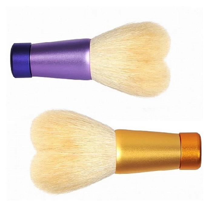 Japanese heart shaped 3D natural hair scrub face cleasing brush