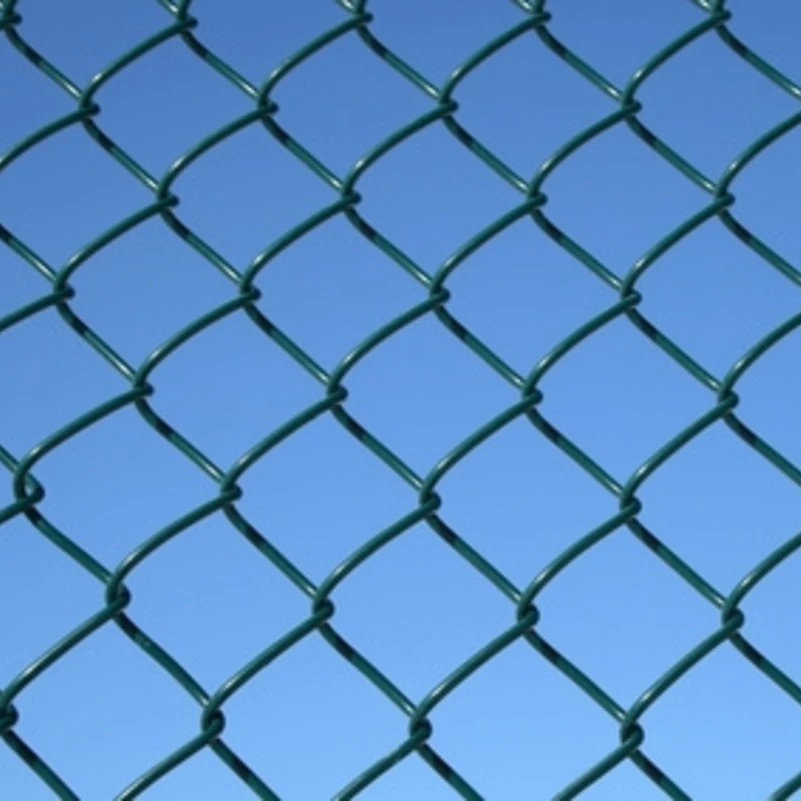 High quality PVC Black Vinyl Coated Chain Link Fence For Garden