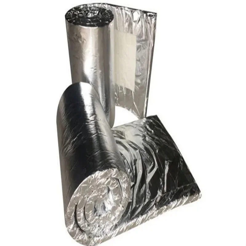 HVAC High temperature resistant smoke exhaust package  aluminum foil wrapped ceramic wool