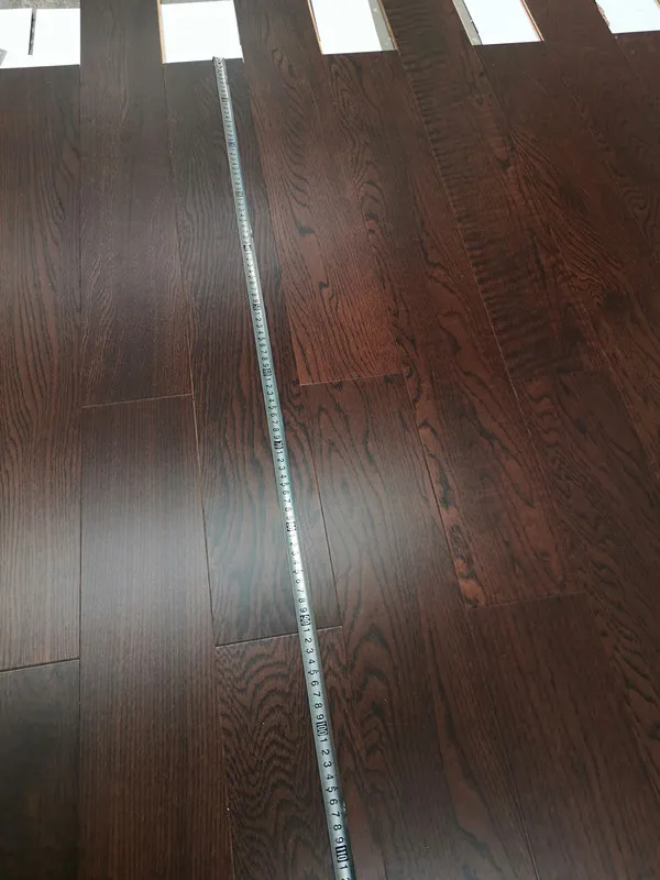 Dark colour environmental  oak engineered  flooring