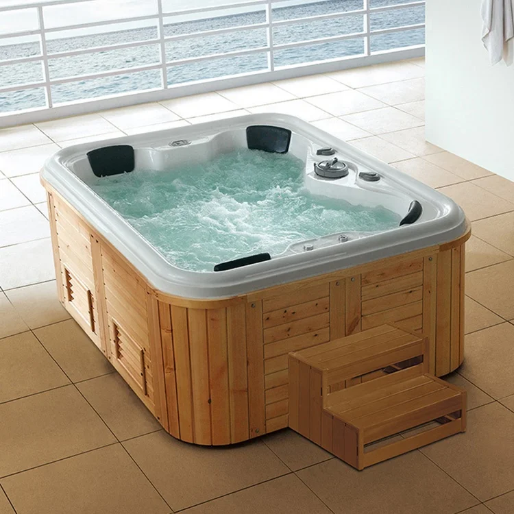 Aromatic bath spa/ bubble spa with ozoner/ balcony hot tub