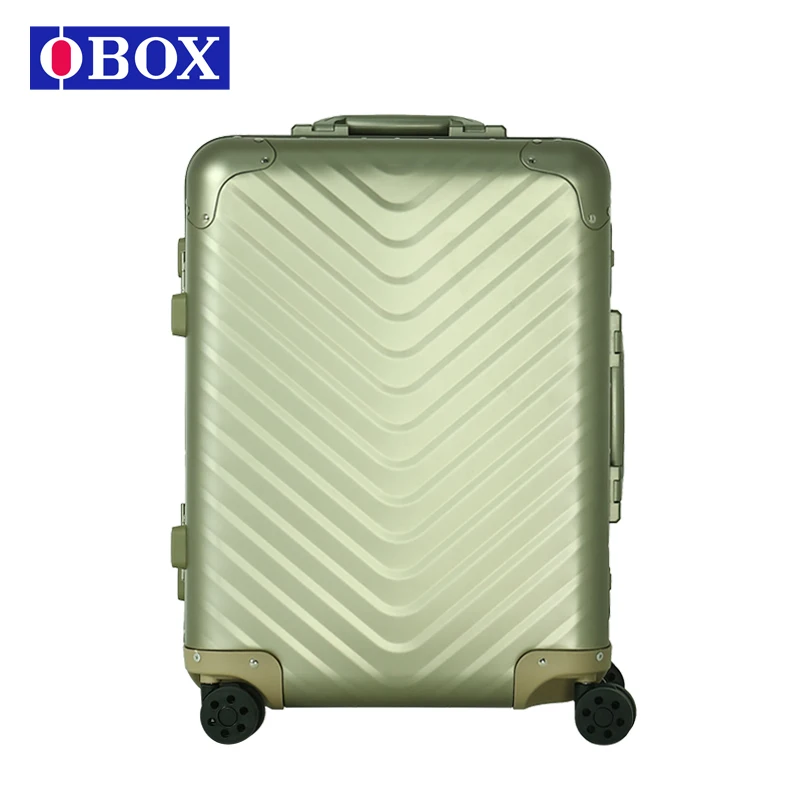 OBox бестселлер OEM/ODM 20-дюймовый высококлассный оливково-зеленый посадочный чемодан с защищенным замком для таможенной комбинации