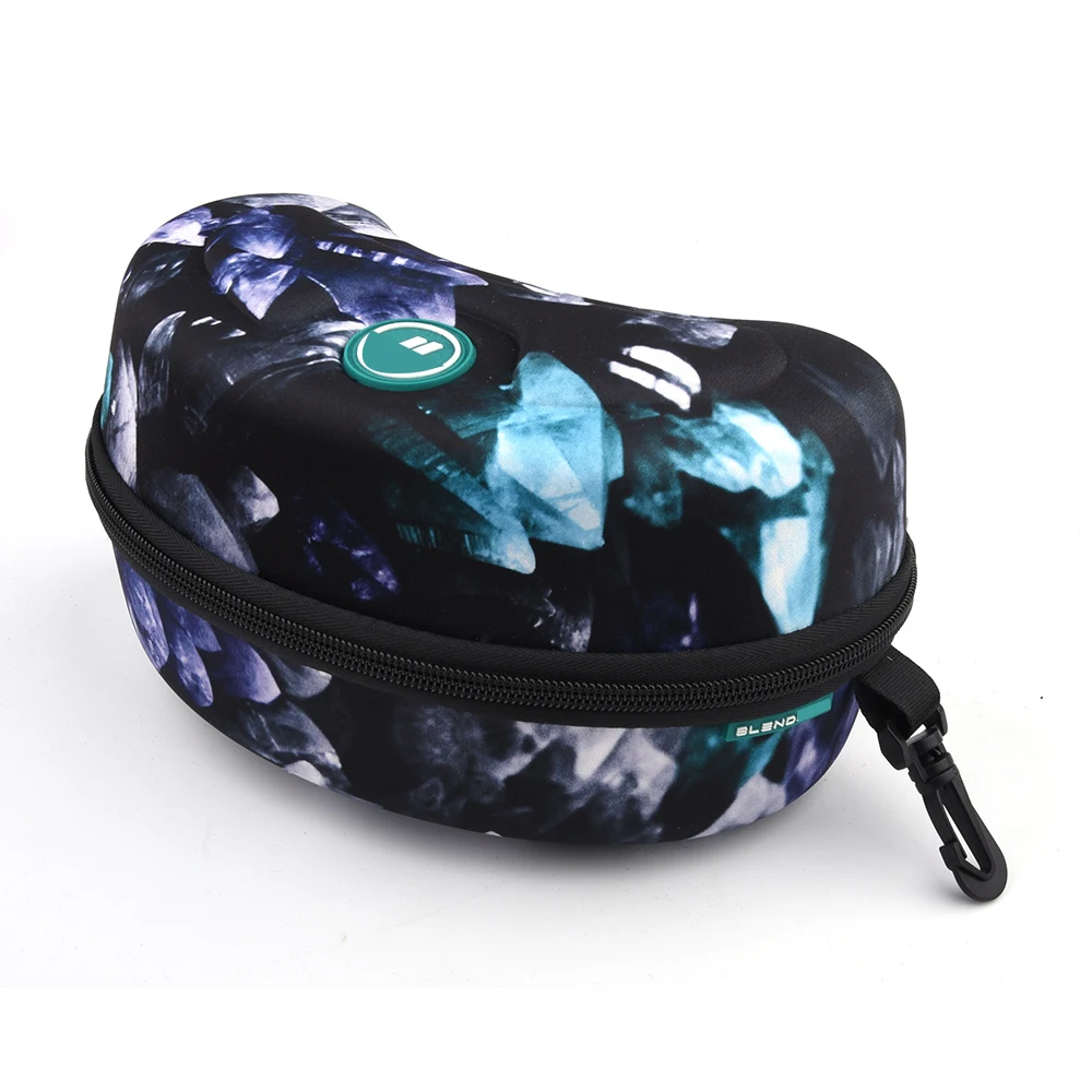YT0119 2024 black waterproof snow goggle case eva ski snow carrying case for goggle