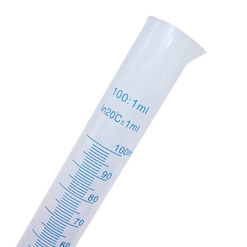 Plastic Liquid Measuring Cups Graduaeted Laboratory Test Cylinder Container