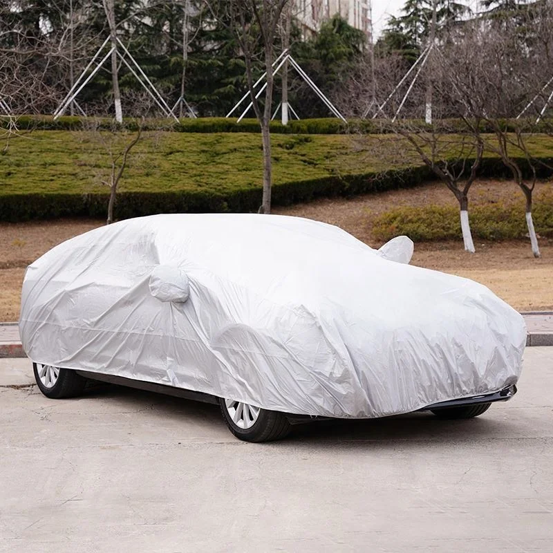 Silver-Coated Waterproof Sun Protection Auti-UV Rain Snow Car Body Cover Automatic Car Cover Outdoor
