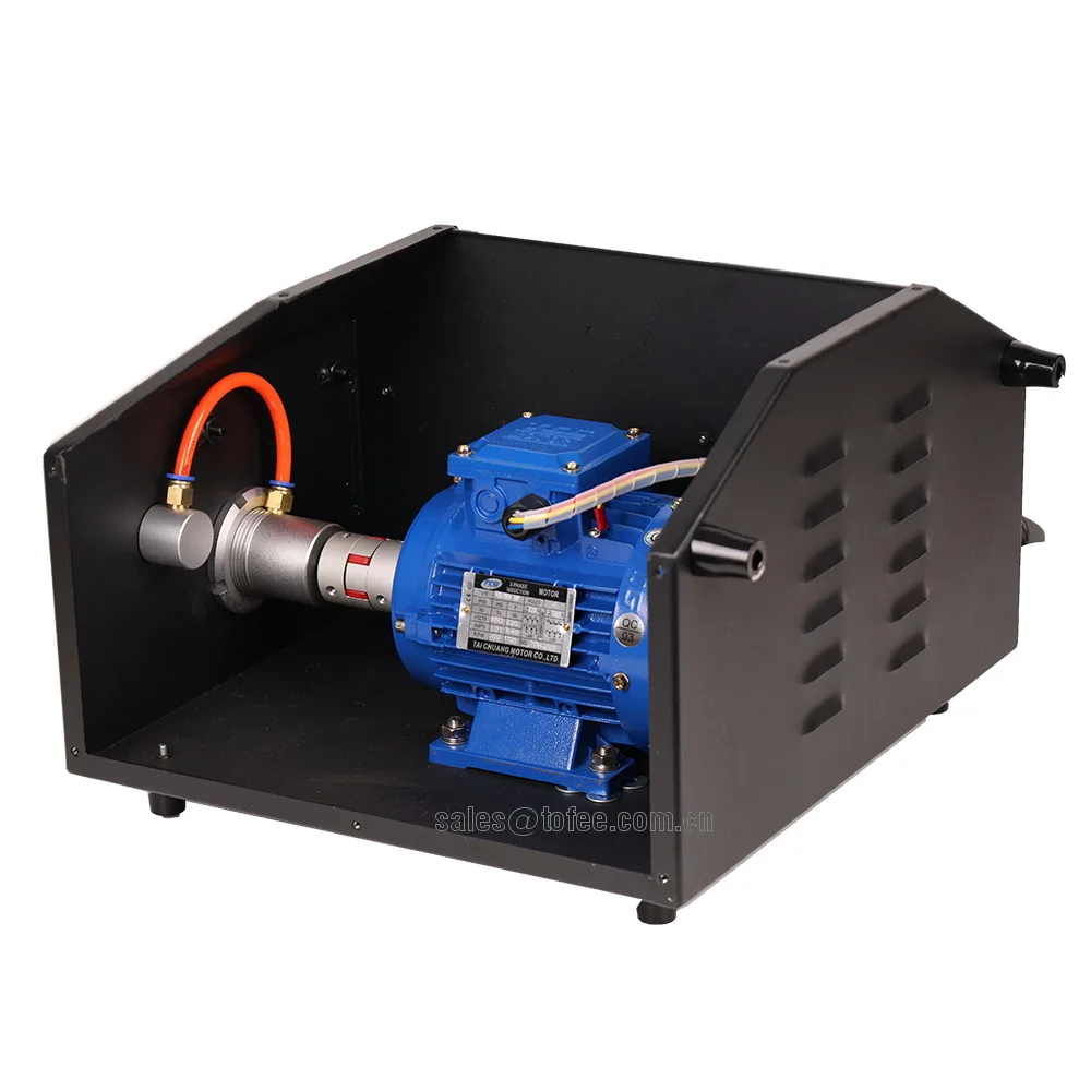 tube cleaner/tube brushing machine for chiller boiler heat exchanger