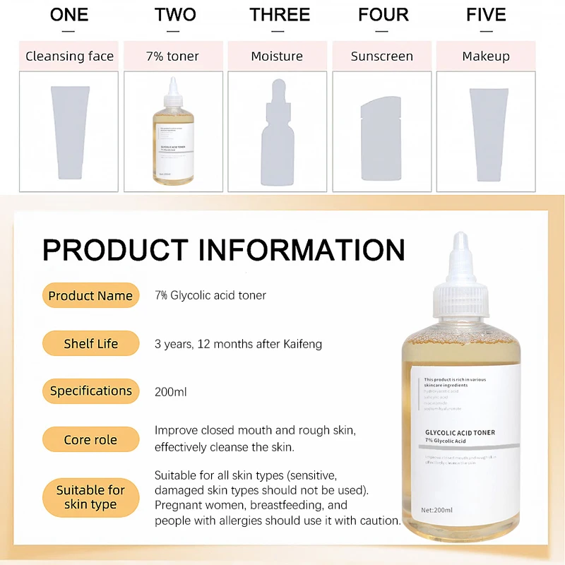 7%Glycolic acid toner