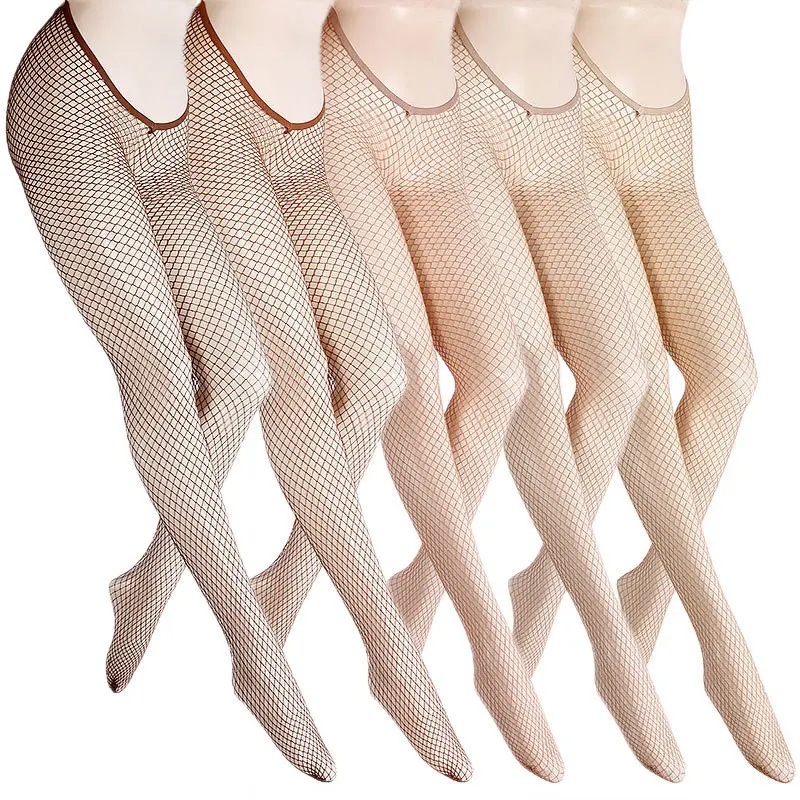 Wholesale women hollowed out v cut carnival glitter fishnet stockings shiny pantyhose