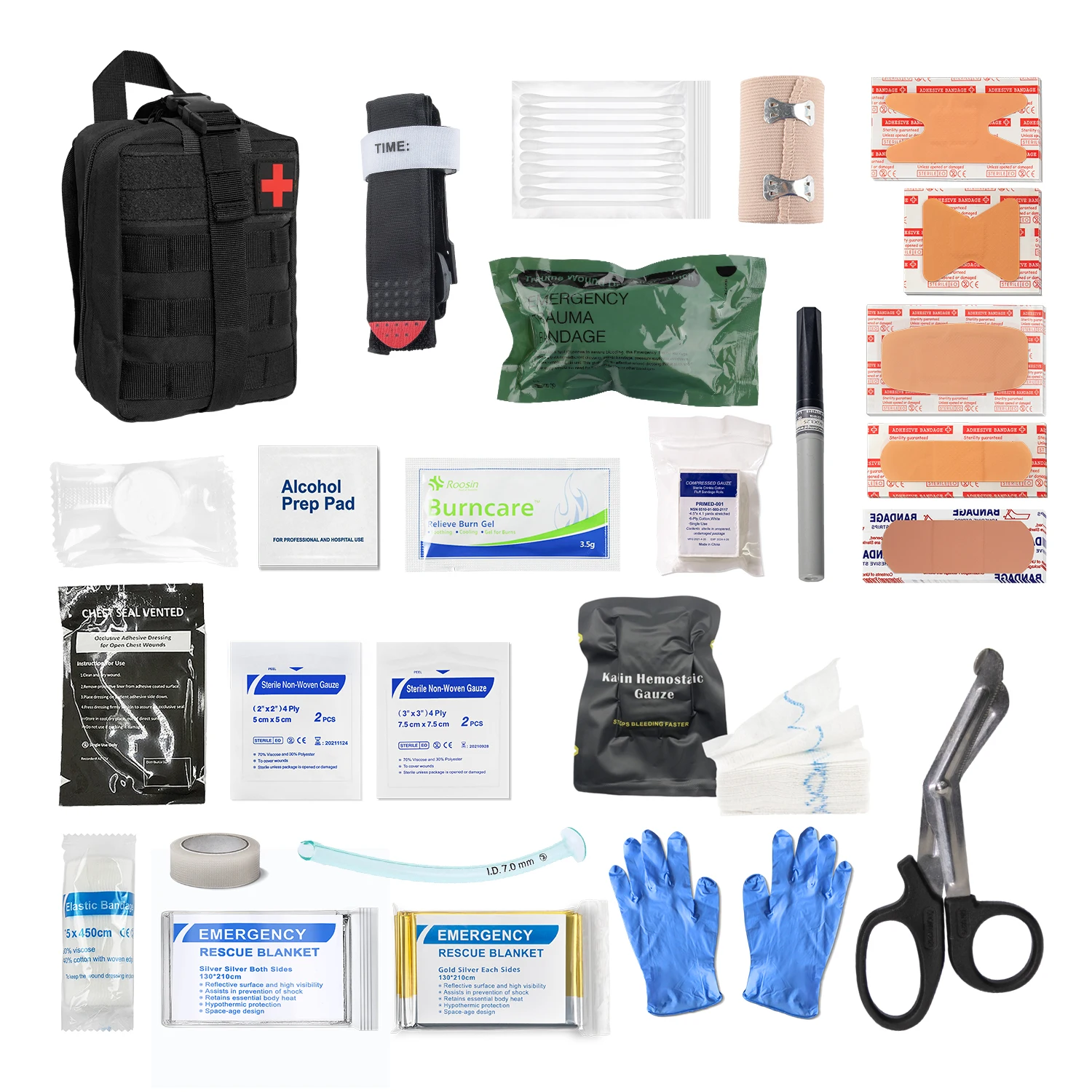 Customized Ifak Molle Utility Bag Pouch Tactical First Aid Kit With Equipment Medical Supplies For Outdoor Camping