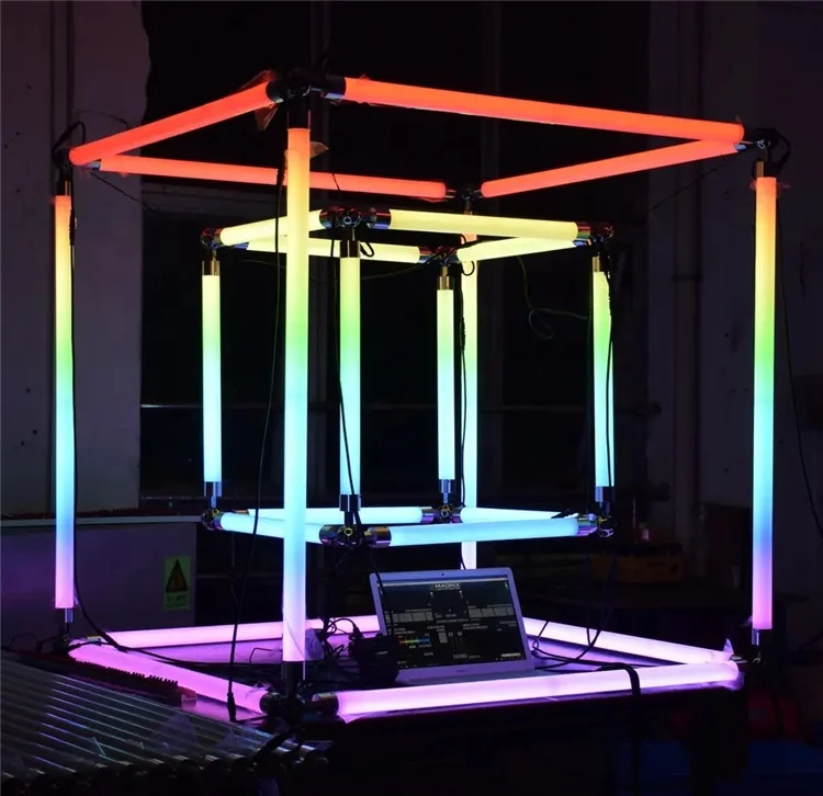 360 View 40mm 1m RGB Led Pixel Tube Light DC12V SMD5050 WS2811 UCS1903 UCS2903  for Club Disco DJ Event Stage Lights