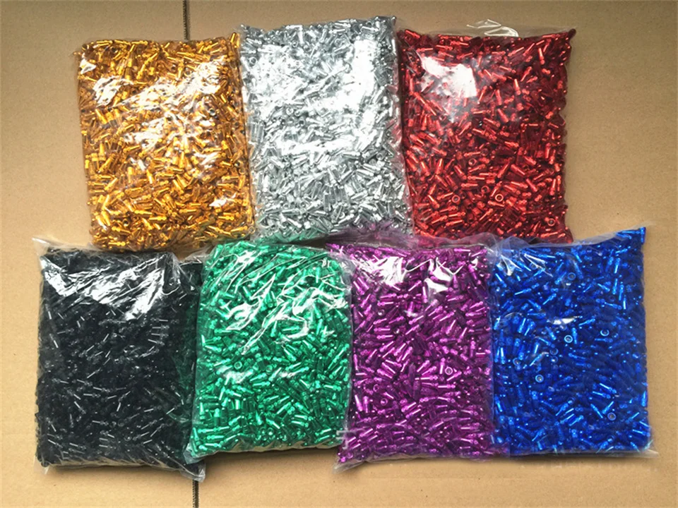 YOUME Aluminum Alloy Valve Caps Car Racing Bike Valve Adapter Bicycle Tire Wheel French Air Valve Cap Bicycle Accessories