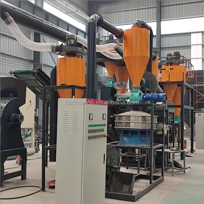 Waste Li Ion Battery Recycling Plant Lithium Cell Crushing Recycling Sorting Machine For Black Powder