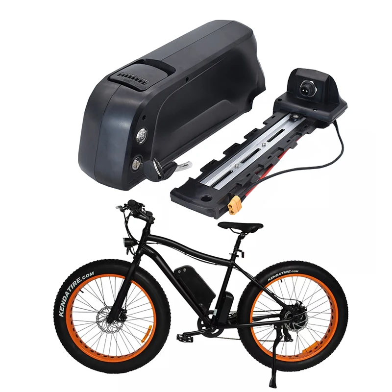 48V 10.4Ah Rechargeable Down Tube Atlas Model Bicycle Lithium Ion Battery With USB Port Power Indicator