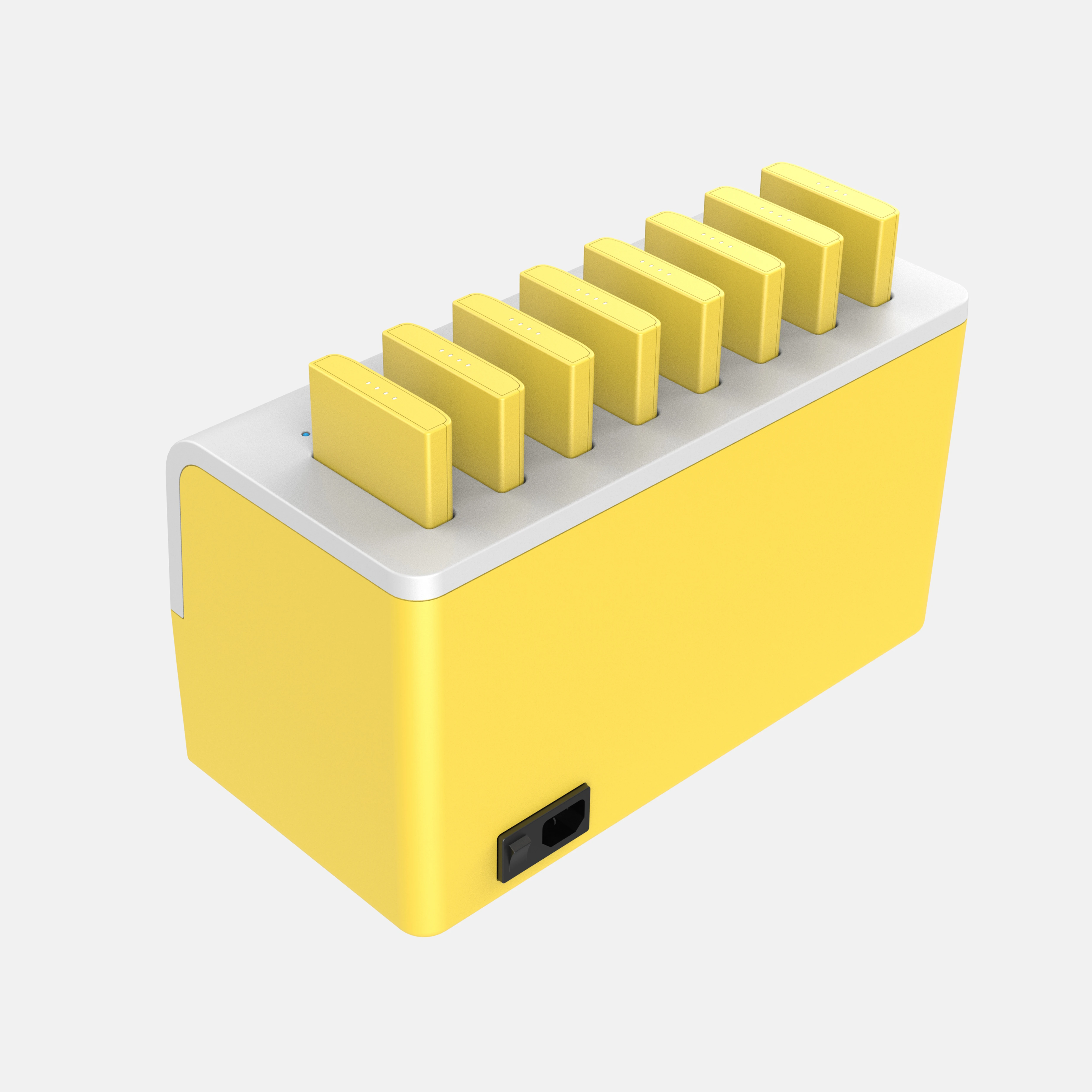 lcd screen power bank sharing station 8 slots rental sharing power bank advertising shared power bank station for mobile phone