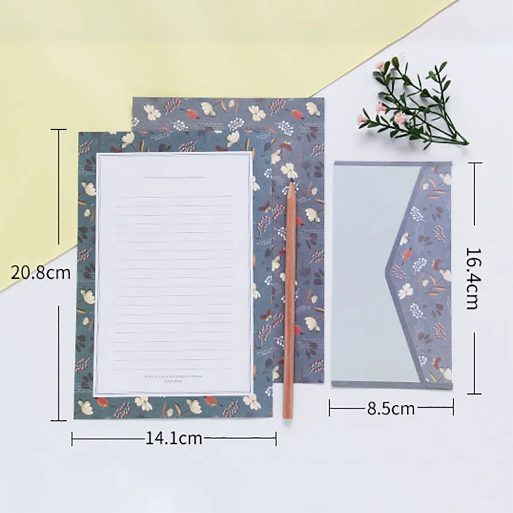 0+2Pcs/Pack New Vintage Little Prince Tower Elk Key Letter Paper Set/ Greeting Letter Paper/Writing Paper Office Supplies