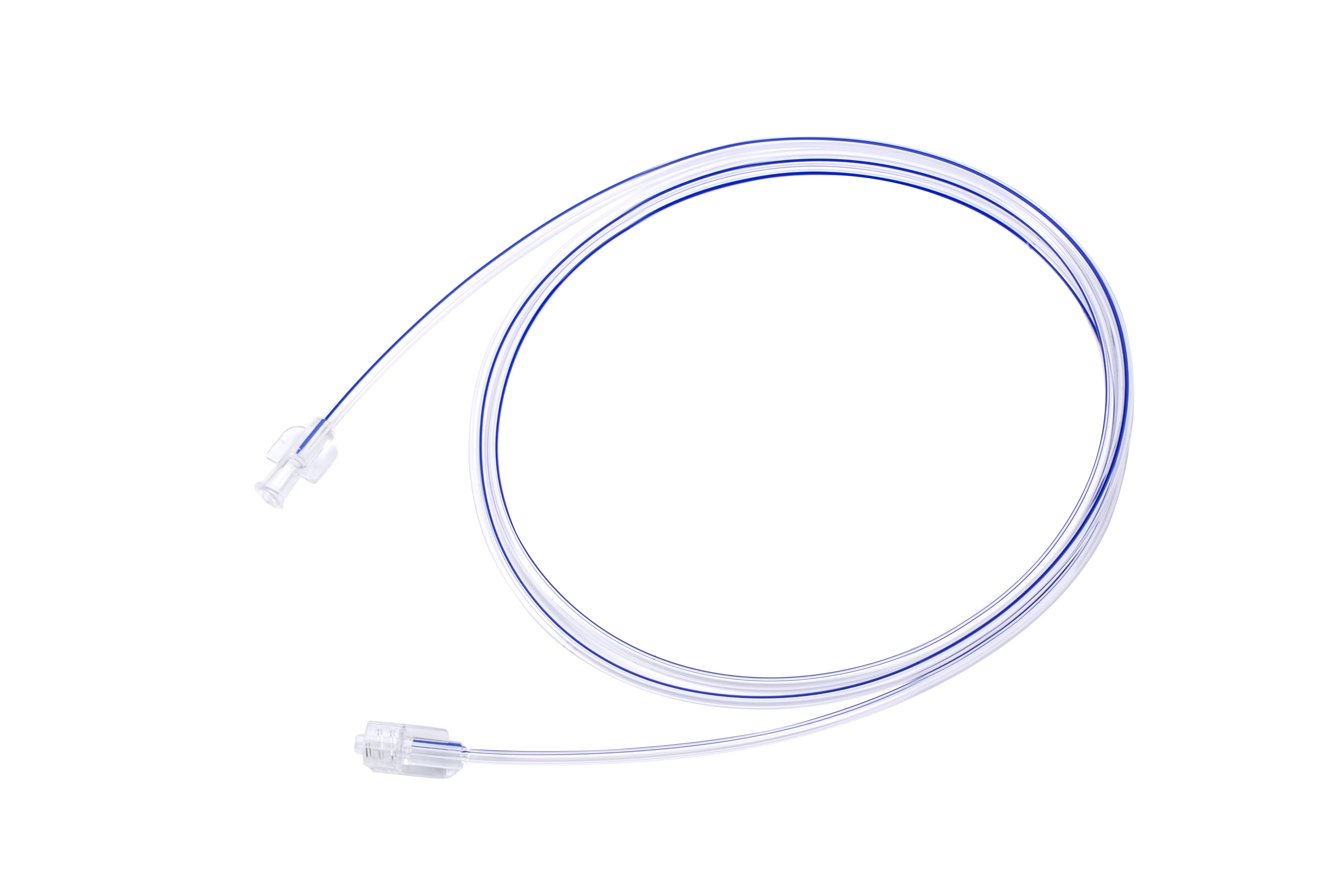 Medical Supplies Customized Lengths Disposable High Pressure Extension Tube Blue Connecting Tube