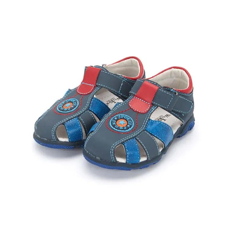 
GENGWEIYUN Factory Hot Sale 2020 Breathable Boys Sandals Outdoor Anti-Slippery Kids Cortex Sandals Closed Toe Sport Sandals 