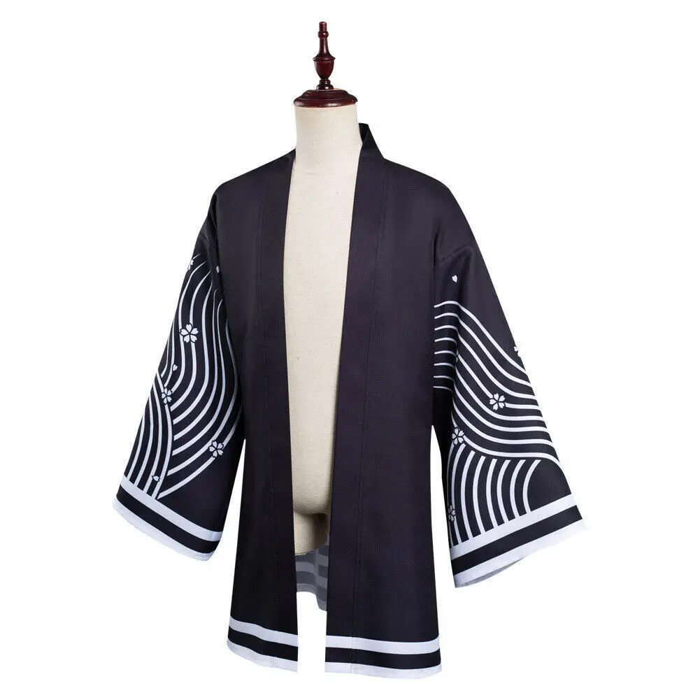 Anime Tokyo Revengers Senju Kawaragi Adult Cloak Cape Haori Outfits Halloween Carnival Suit Cosplay Costume