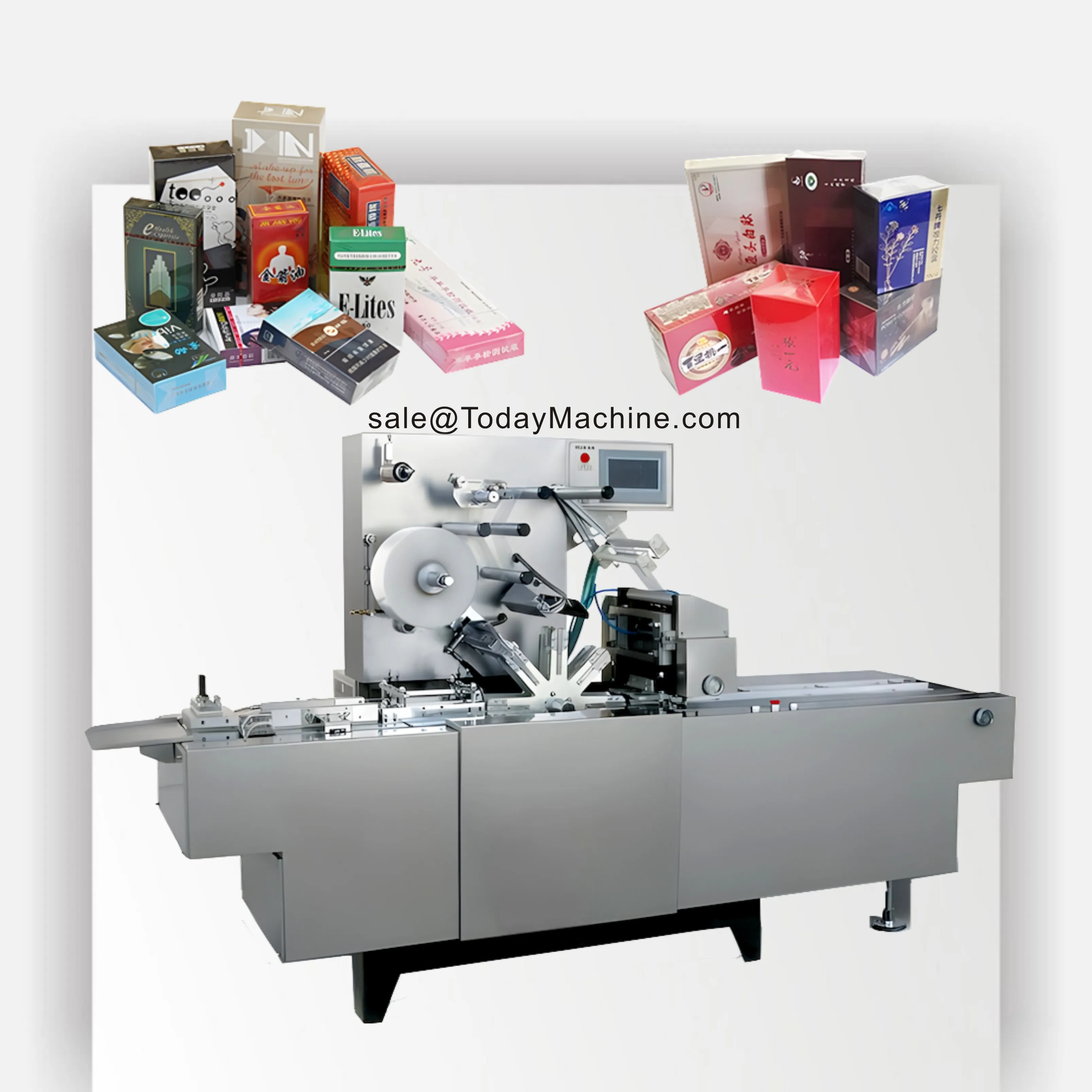 High Speed Flow Pack Small Cotton Soft Hard Lollipop Pillow Small Wrapping Packaging Machinery Candy Horizontal Packing Machine