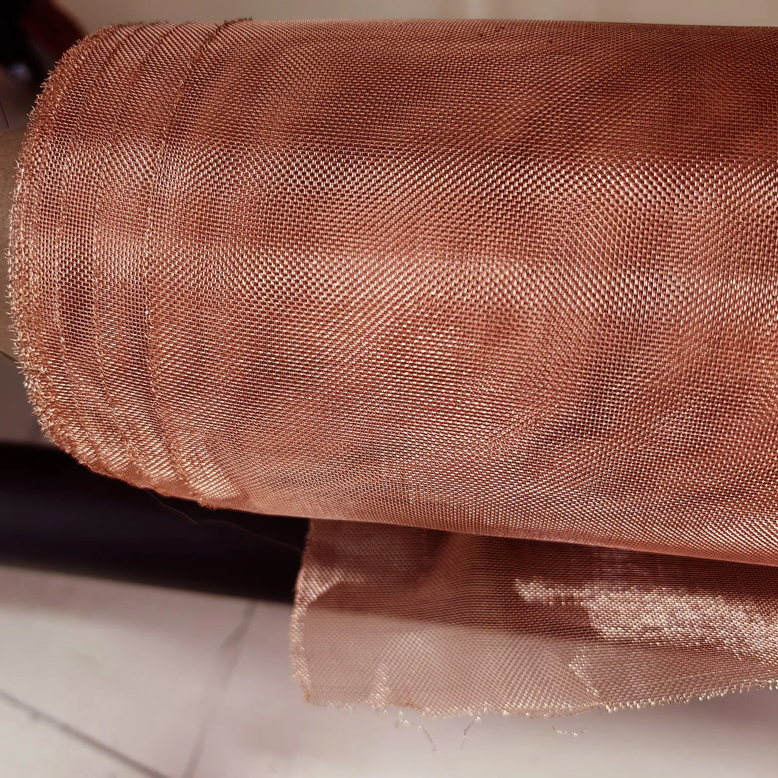 Pure Copper Mesh 40D Protection Net Coarse Dense Filter EMF Shielding Tulle Fabric Anti-radiation Faraday Cage High Conductive