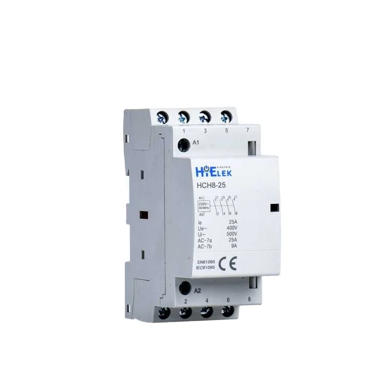24V 48V 110V 230V Contactor 16A 20A 25A AC Contactor for hotel use ,hum free contactor