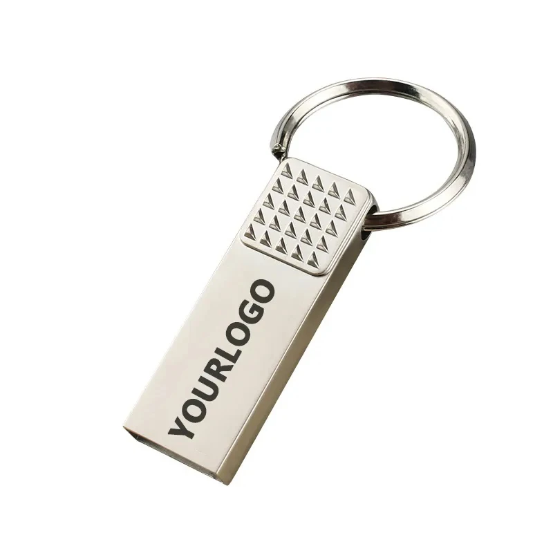 Wholesale Custom Logo Pen Drive Memory Stick Flash Drive 4gb 8gb 16gb 32gb 64gb Usb 2.0 3.0 Gift Box Metal Customized OEM Logo