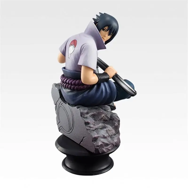6pcs/set Opp Bag Japan Chess Styles Cosplay Anime PVC Figure Uzumaki Uchiha Sasuke Hatake Kakashi Grandista Toys 9cm