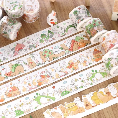 Wholesale Washi Tape Manufacturer Custom Print Colored Decoration Adhesive Paper Masking Customized Washi Tape