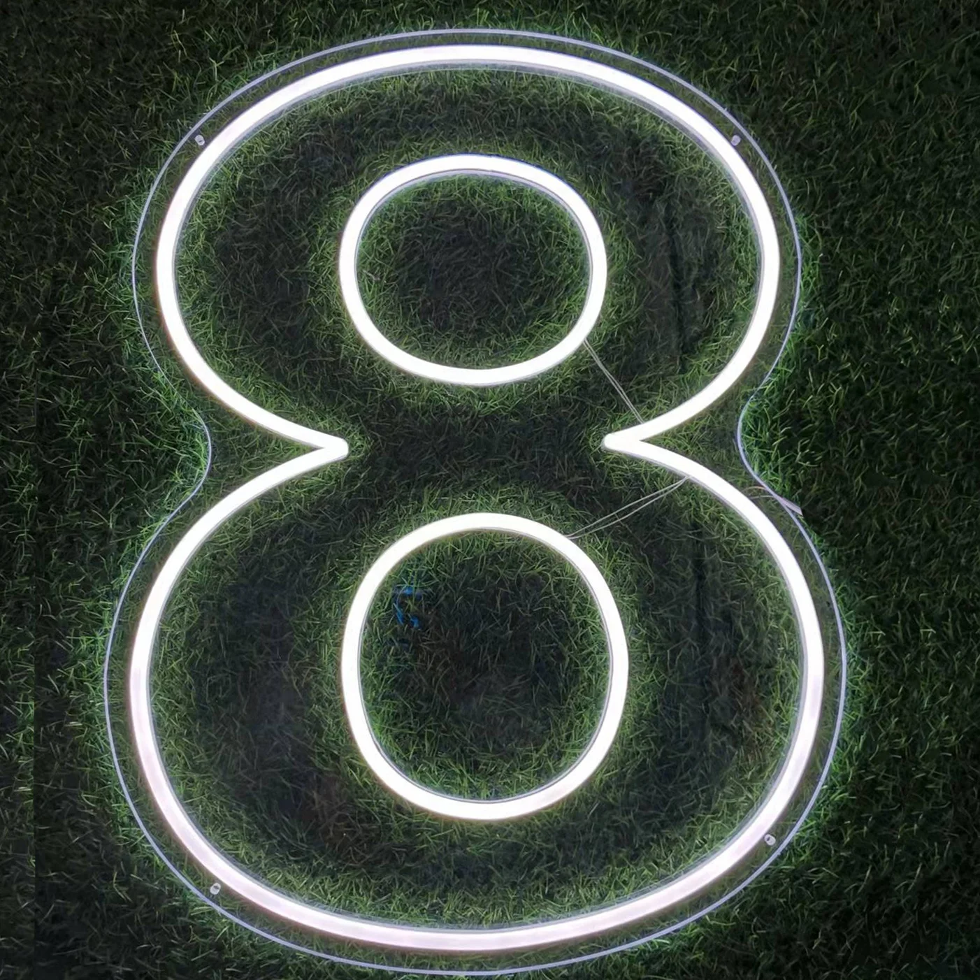 Arabic Letters Number 9 waterproof luminous led rgb colorful letters custom neon sign