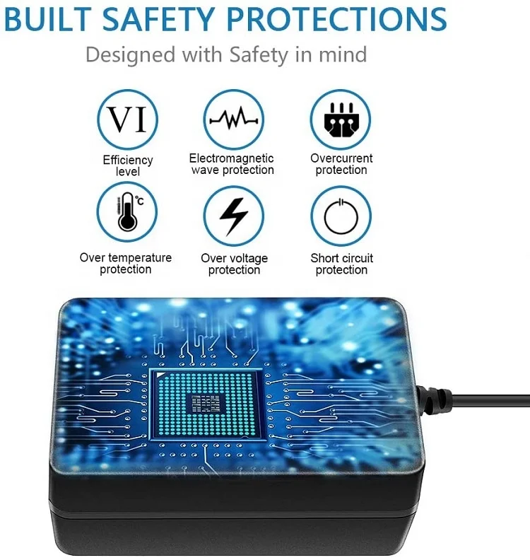 18V 0.5A Wall Mount Power Adapter for Booster PAC Robot Vacuum Cleaner Porter Cable Radio Safety Siren Speaker 18V AC DC Adapter