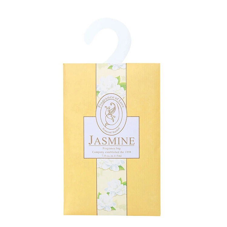 Customized Logo Jasmine Rose Scent Air Freshener Vermiculite Stone Fragrance Envelop Sachet