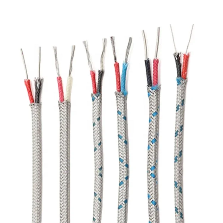 Measuring -65~260 degrees,multi stranded, high-precision heat-resistant grade B/S/N/K/J/T/E extended thermocoupletion wire