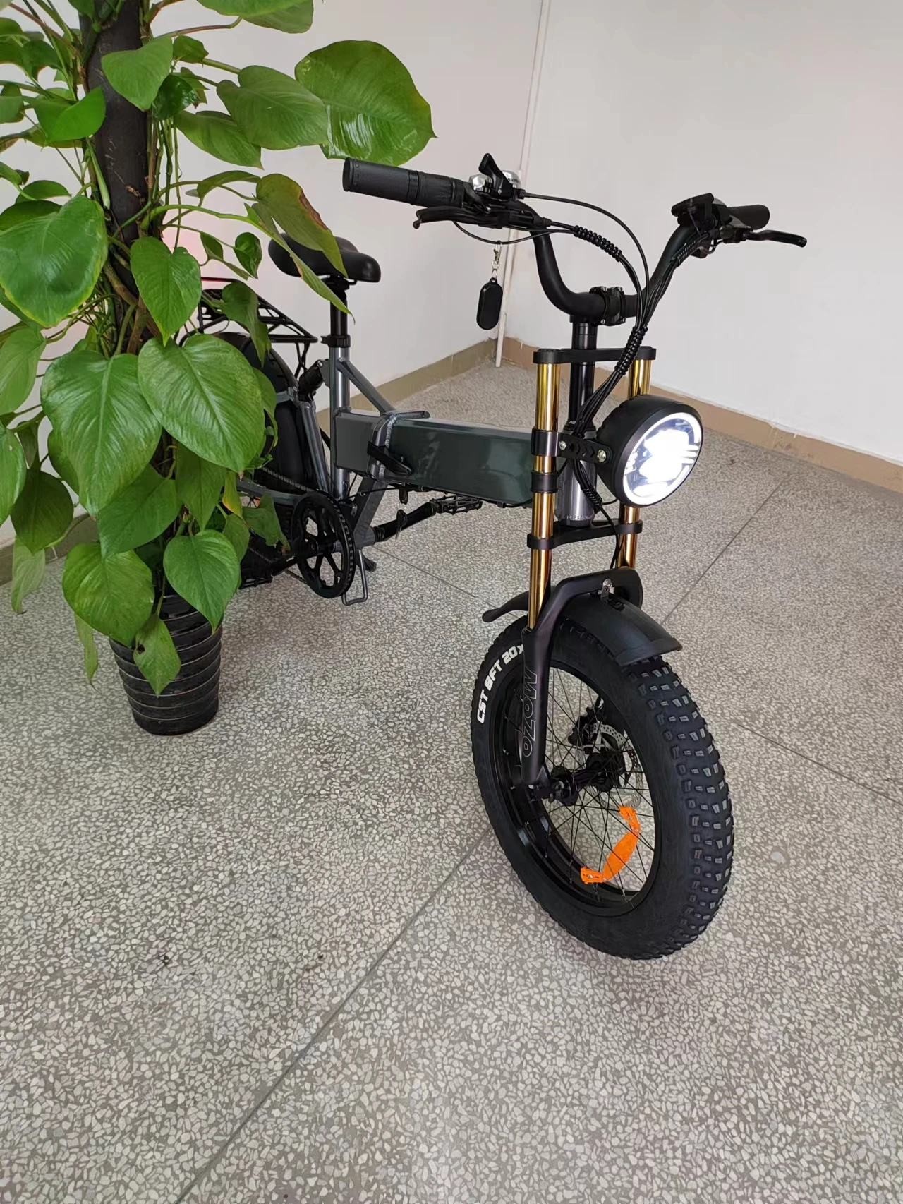 Ebike 1000w 12.8/14/17.5/21ah48v Korea battery 7speed full suspension hydraulic brake55kmh folding 20 Fat tire electric bicycle