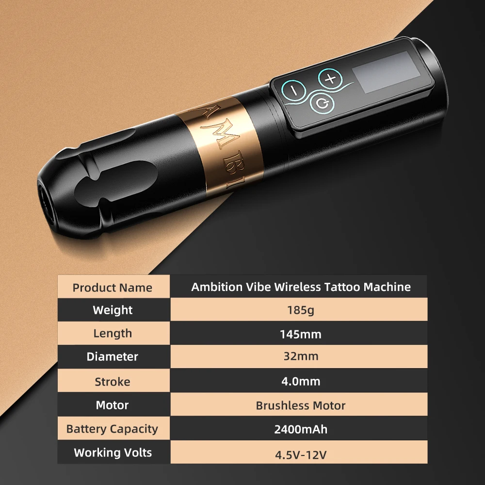Аккумуляторная батарея для сенсорного экрана Ambition Vibe мощный бесщеточный двигатель беспроводная вращающаяся