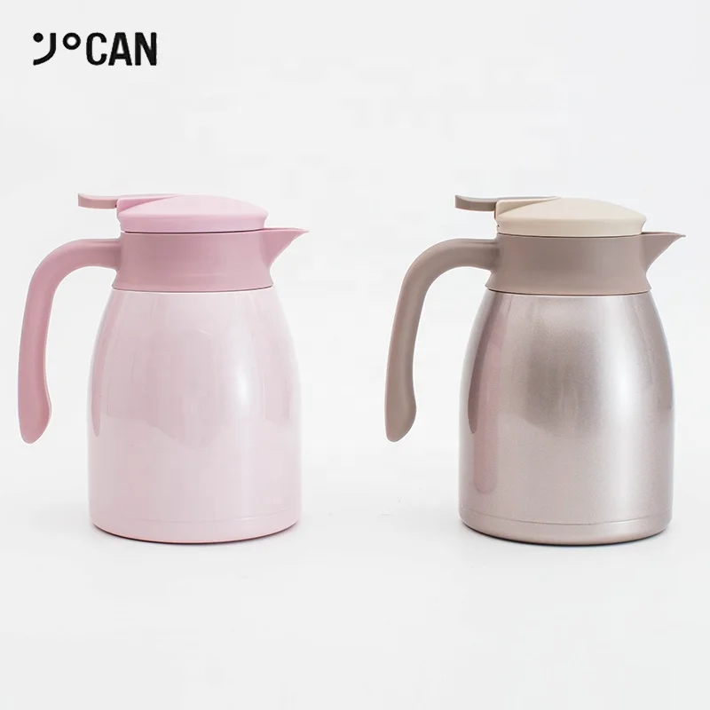Double Wall Insulated Stainless Steel Thermos Tea Coffee Pot
