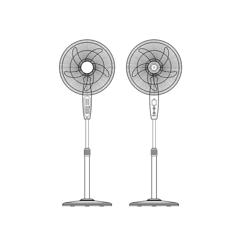 Home Appliance Solar Fan national stand fans rechargeable standing fan