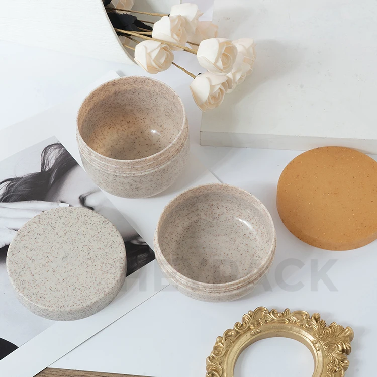 Sugar cane raw material personal care cream jar