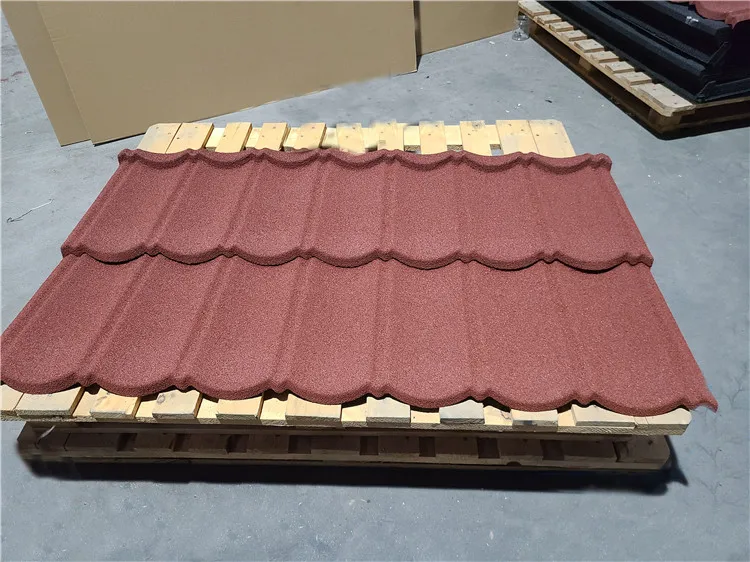 Cheap Price Building Materials Colorful Stone Coated Steel Roofing Tile Bond Tile 0.38-0.50mm