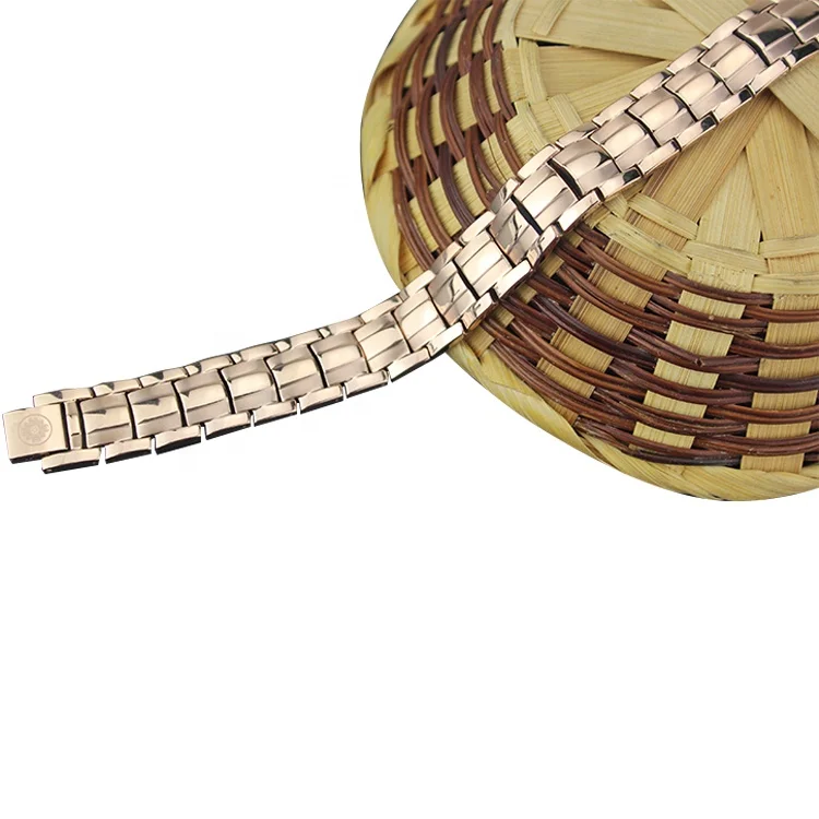 Blood Pressure Control Bracelet Magnetic Titanium Jewelry Health Energy