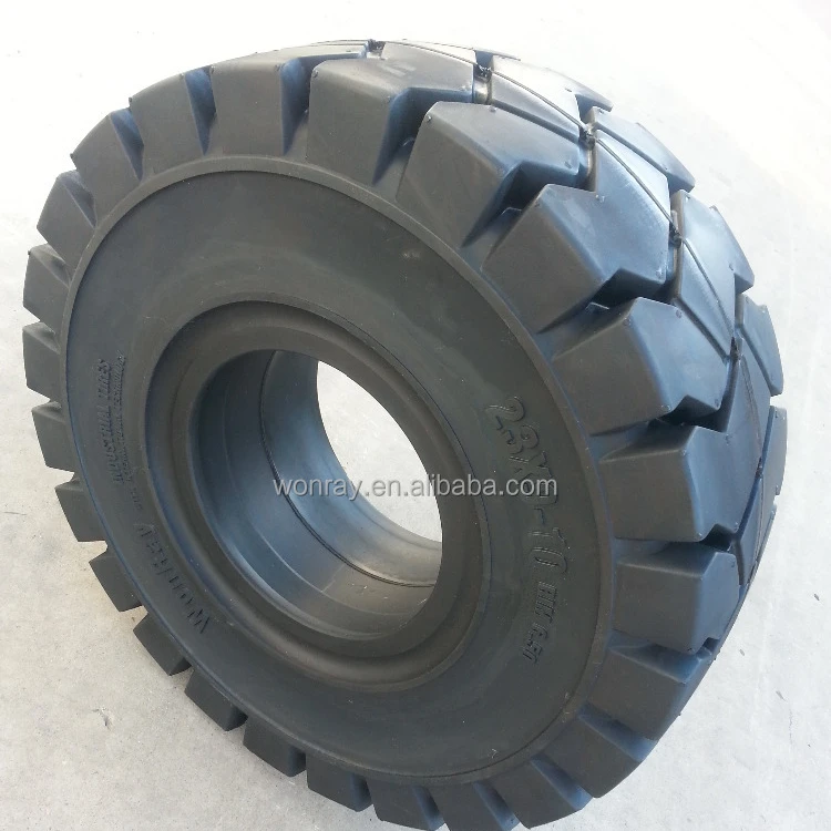 Шины из твердой резины 27x10-12 23x9-10 для вилочного погрузчика Linde H25D