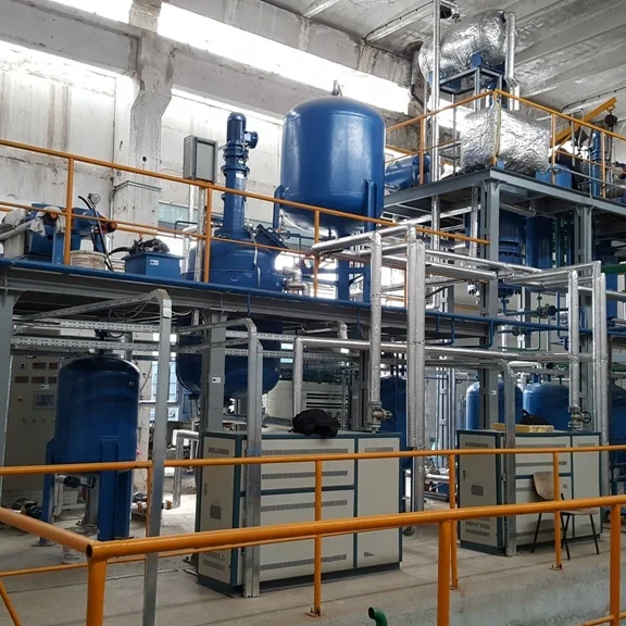
set up the production line waste engine oil regeneration system finished product 