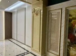 New building materials marble effect aluminium composite panel laminated for wall panel cladding and TV backdrop wall