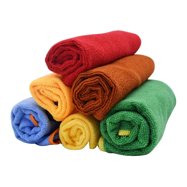 YSD microfaser tuch auto Microfiber Towel Car With Silk Edge Professional Jewelry Sublimation Detailing Custom Rags For Cleaning