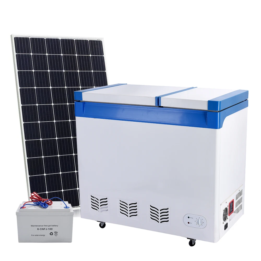 Energy-Efficient DC 188L Single Door White Chest Freezer compact Deep Freezer for Daily Use home Appliance Showcase Refrigerator