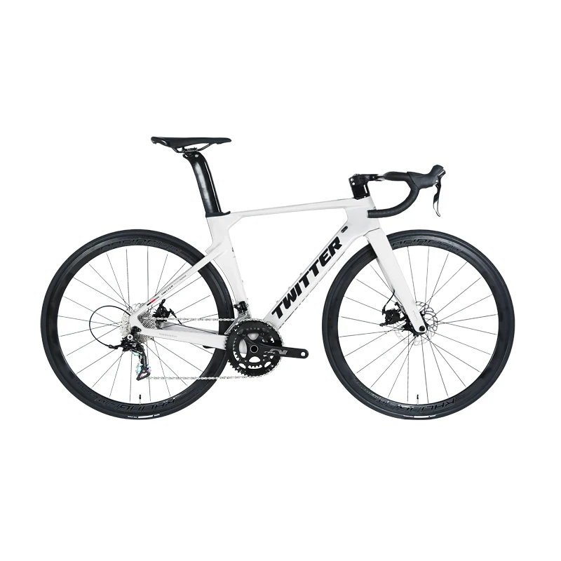 Twitter road bike 700C R10 rival 22 speed roadbike carbon aero frame gravel disc brake road bike