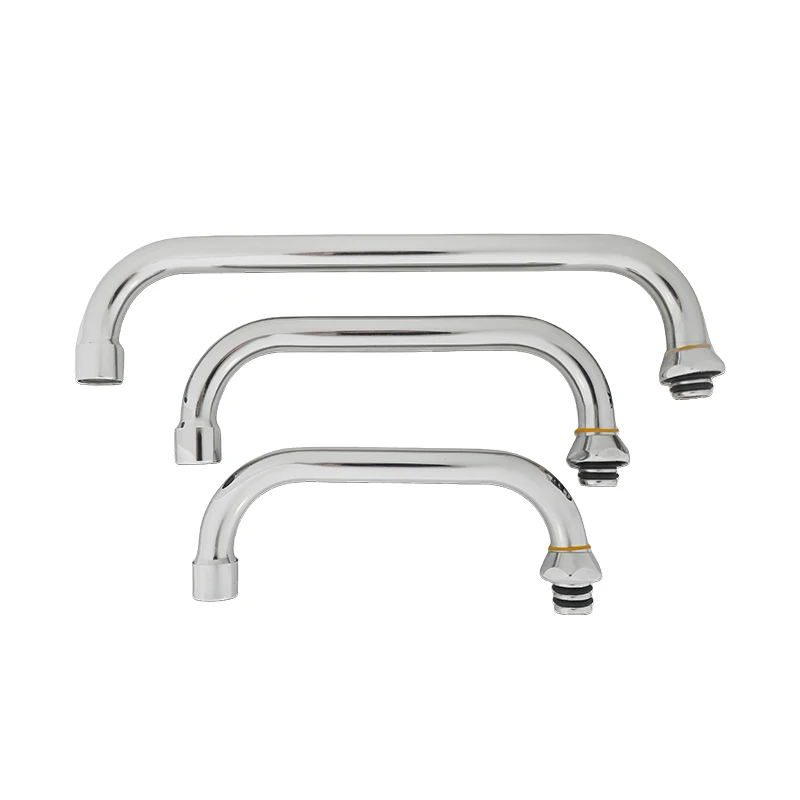 Stainless Steel 201 Plated Spout Pipe for Hand Shower Faucet Tube U-type Basin Mixer Spout Kitchen Bathroom Faucet Accessories