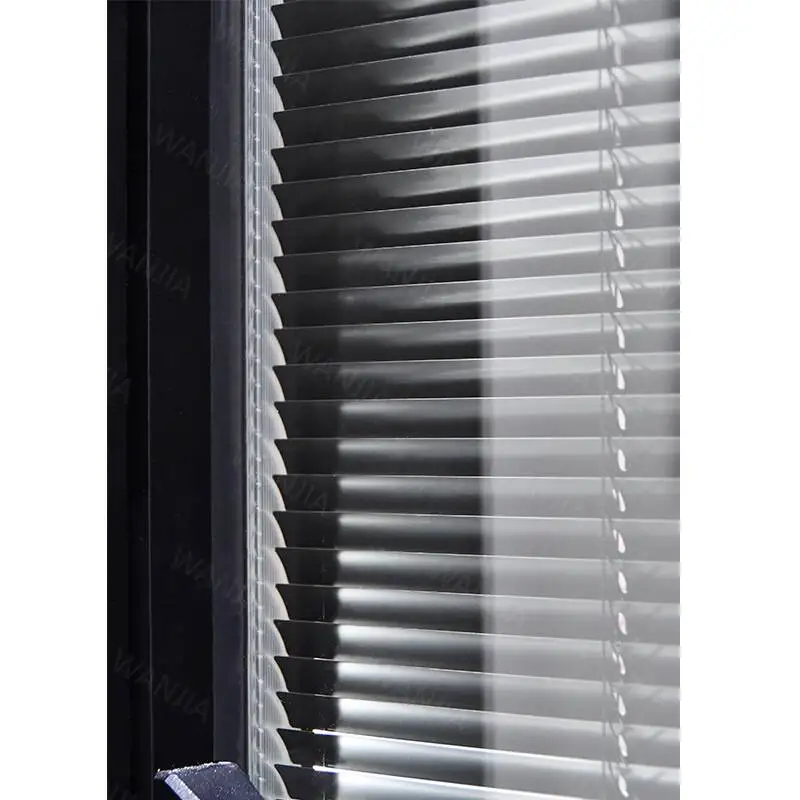 Minimalist Design Supplier Bulk Aluminum Door Smart Motorized Venetian Blind Glass Sliding Door